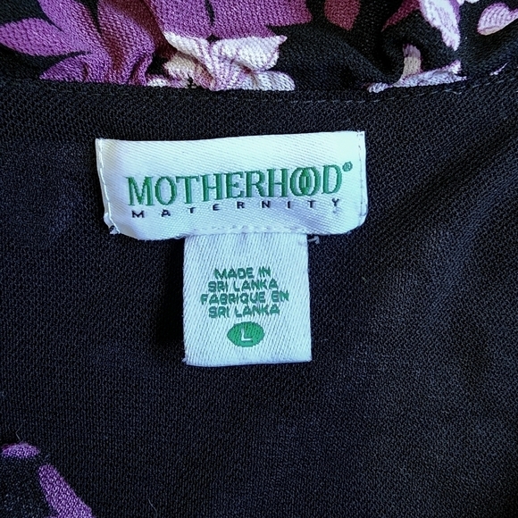3/$25 Motherhood Maternity Floral Blouse - Size L - Picture 5 of 6